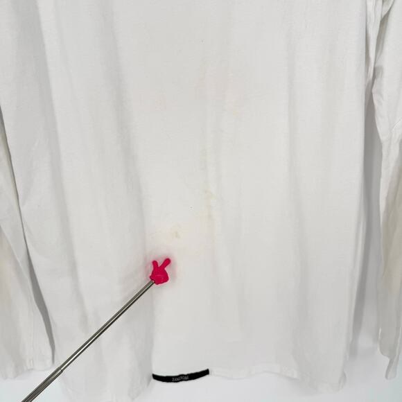 Zanerobe White Long Sleeve T-Shirt Men’s S Basic Casual Layering - Picture 3 of 10